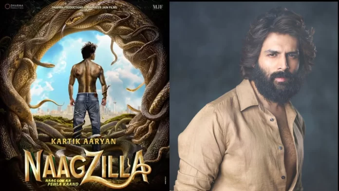 کارتک آریان نے 631 سالہ قدیم کردار ’ناگزیلا‘ کا روپ دھار لیا