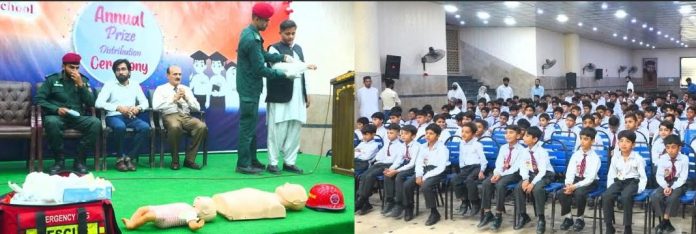 A one-day rescue training workshop was held at the Aghosh Complex.