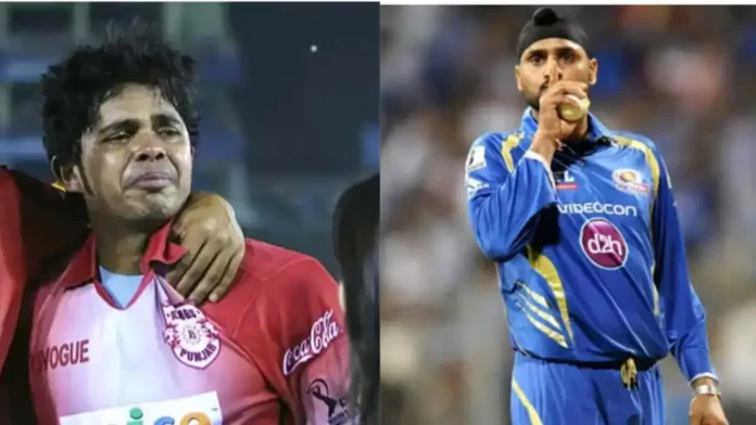 ہربھجن کی سری سانتھ کو تھپڑ مارنے کی نایاب ویڈیو 17 برس بعد وائرل