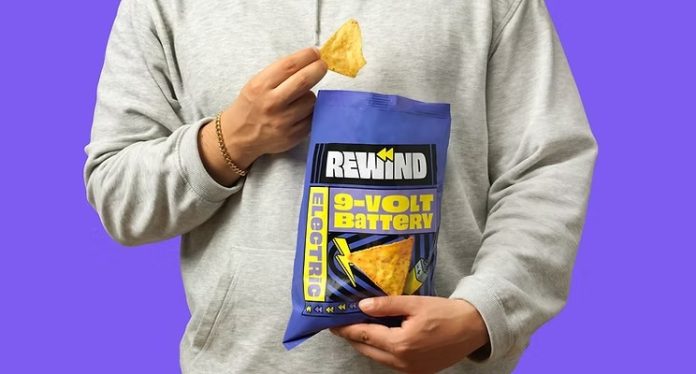 کمپنی نے 9 وولٹ بیٹری کے ذائقے پر مبنی چپس متعارف کرا دیے