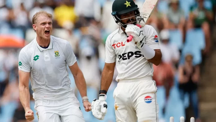 لاہور ٹیسٹ میں جنوبی افریقا کا پلڑا بھاری، متھوسامی کے 6 شکار