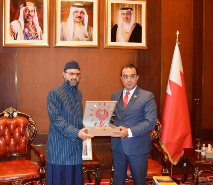 Dr. Hassan Qadri meets with the Vice Chairman of King Hamad Global Center for Peace, Bahrain