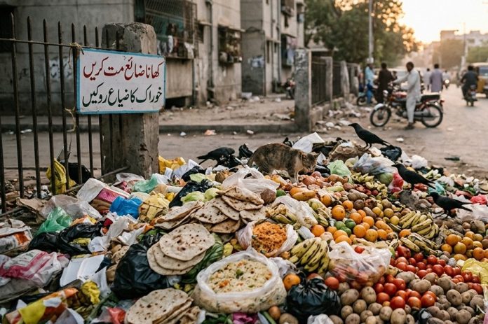 How many billion dollars worth of food does Pakistan waste annually; Key revelations in the report