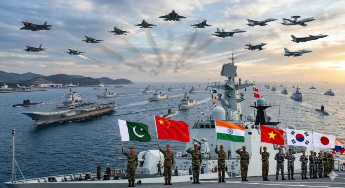 Increase in defense budgets of Asian countries, what is Pakistan's position