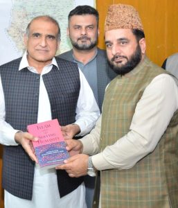 ڈاکٹر میر آصف اکبر قادری کی آزاد جموں و کشمیر کے وزیراعظم سے ملاقات