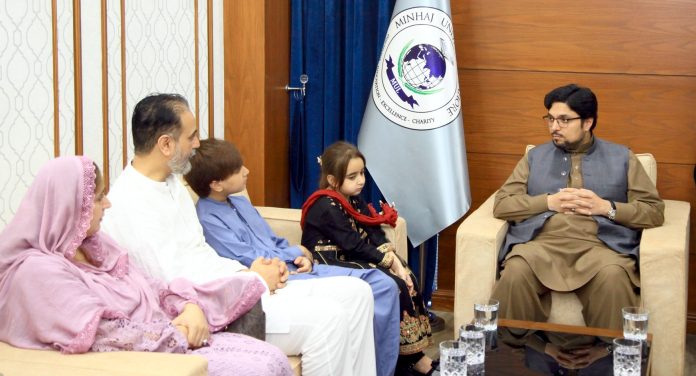 Zartasha Kashif arrives at Minhaj-ul-Quran International, meets with Professor Dr. Hussain Qadri